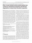 Research paper thumbnail of Effect of Chitosan-Grafted-Poly (Methyl Methacrylate) Content on Mechanical Properties and Thermal Degradation of Poly (Vinyl Chloride) Composites