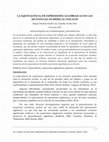 Research paper thumbnail of LA EQUIVALENCIA DE EXPRESIONES ALGEBRAICAS EN LAS SECUENCIAS NUMÉRICAS VISUALES