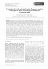 Research paper thumbnail of Evaluation of trends and multivariate frequency analysis of droughts in three meteorological subdivisions of western India