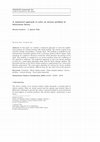 Research paper thumbnail of A numerical approach to solve an inverse problem in lubrication theory