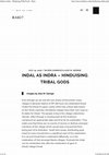 Research paper thumbnail of Indal as Indra – Hinduising Tribal Gods – Raiot