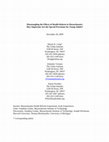 Research paper thumbnail of Disentangling the Effects of Health Reform in Massachusetts: How Important Are the Special Provisions for Young Adults?