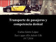 Research paper thumbnail of Uber: transporte de pasajeros y competencia desleal