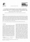 Research paper thumbnail of A combined transfer-function noise model to predict the dynamic behavior of a full-scale primary sedimentation tank