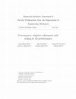 Research paper thumbnail of Convergence, adaptive refinement, and scaling in 1D peridynamics