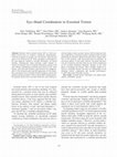 Research paper thumbnail of Eye–hand coordination in essential tremor