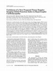 Research paper thumbnail of Usefulness of a New Proposed Tissue Doppler Imaging Global Function Index in Hypertrophic Cardiomyopathy