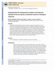 Research paper thumbnail of Exploiting lipid-free tubing passive samplers and embryonic zebrafish to link site specific contaminant mixtures to biological responses