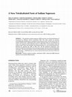 Research paper thumbnail of A new tetrahydrated form of sodium naproxen