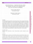 Research paper thumbnail of Iniciación sexual y construcción del deseo  en varones  con prácticas homoeróticas en el eje cafetero colombiano