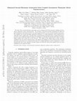 Research paper thumbnail of Enhanced second harmonic generation from coupled asymmetric plasmonic metal nanostructures