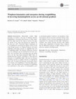 Research paper thumbnail of Wingbeat kinematics and energetics during weightlifting in hovering hummingbirds across an elevational gradient