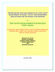 Research paper thumbnail of IDRC YDF ICT YOUTH RESEARCH REPORT 2006 128396