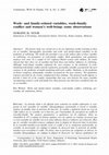 Research paper thumbnail of Work- and family-related variables, work–family conflict and women's well-being: some observations