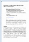 Research paper thumbnail of Measurement of the beta-nu correlation coefficient abetanu in the beta decay of trapped 6He+ ions