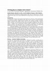 Research paper thumbnail of Getting grip on complex water issues?: a case study: Rotterdam Mainport, Appropriate Assessment Wadden Sea