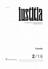 Research paper thumbnail of Recensione di L. EUSEBI, a cura di, «Una giustizia diversa. Il modello riparativo e la questione penale» e di  S. BIANCU – A. BONDOLFI, a cura di, «Perdono: negazione o compimento della giustizia?», in «Iustitia. Rivista trimestrale di cultura giuridica», n. 2/2016