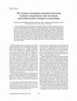 Research paper thumbnail of The relation of multiple-schedule behavioral contrast to deprivation, time in session, and within-session changes in responding