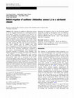 Research paper thumbnail of Deficit irrigation of sunflower ( Helianthus annuus L.) in a sub-humid climate