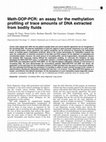 Research paper thumbnail of Meth-DOP-PCR: an assay for the methylation profiling of trace amounts of DNA extracted from bodily fluids