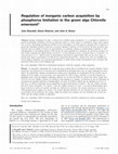 Research paper thumbnail of Regulation of inorganic carbon acquisition by phosphorus limitation in the green alga Chlorella emersonii