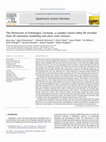 Research paper thumbnail of The Pleistocene of Schöningen, Germany: a complex tunnel valley fill revealed from 3D subsurface modelling and shear wave seismics