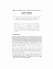 Research paper thumbnail of Rate-Based Transition Systems for Stochastic Process Calculi