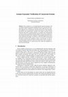 Research paper thumbnail of Assume-Guarantee Verification of Concurrent Systems