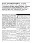 Research paper thumbnail of The Link Between Nutritional Status and Insulin Sensitivity Is Dependent on the Adipocyte-Specific Peroxisome Proliferator-Activated Receptor 2 Isoform