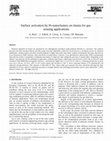 Research paper thumbnail of Surface activation by Pt-nanoclusters on titania for gas sensing applications