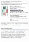 Research paper thumbnail of Antimycobacterial activity of lipodepsipeptides produced by Pseudomonas syringae pv syringae B359