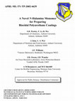 Research paper thumbnail of A novel N-halamine monomer for preparing biocidal polyurethane coatings