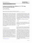 Research paper thumbnail of Luminosity determination in pp collisions at TeV using the ATLAS detector at the LHC