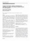 Research paper thumbnail of Computed tomographic evaluation of odontoid process: implications for anterior screw fixation of odontoid fractures in an adult population