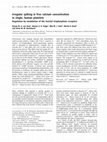 Research paper thumbnail of Irregular spiking in free calcium concentration in single, human platelets