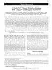 Research paper thumbnail of A Single Na+ Channel Mutation Causing Both Long-QT and Brugada Syndromes