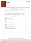 Research paper thumbnail of Between peacebuilding and statebuilding, between social engineering and post-colonialism