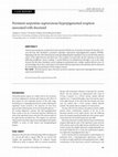 Research paper thumbnail of Persistent Serpentine Supravenous Hyperpigmented Eruption in Leprosy