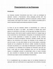 Research paper thumbnail of FINANCIAMIENTO DE EMPRESAS