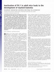 Research paper thumbnail of Inactivation of PU.1 in adult mice leads to the development of myeloid leukemia