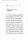 Research paper thumbnail of International acquisition and globalization of firms from India.