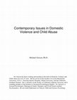 Research paper thumbnail of Contemporary Issues in Domestic Violence and Child Abuse