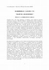 Research paper thumbnail of " DIALÉCTICA DEL ILUMINISMO " PRÓLOGO A LA PRIMERA EDICIÓN ALEMANA