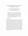 Research paper thumbnail of Capabilities of EMOA to Detect and Preserve Equivalent Pareto Subsets