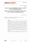 Research paper thumbnail of Apelo ao consenso e impossibilidades da retórica: o caso do XI governo constitucional português | Appeal to a consensus and the impossibilities of rhetoric: the case of the 11 th Portuguese constitutional government