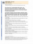 Research paper thumbnail of Intra-thoracic fat, cardiometabolic risk factors, and subclinical cardiovascular disease in healthy, recently menopausal women screened for the Kronos Early Estrogen Prevention Study (KEEPS)