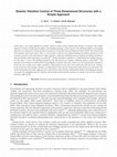 Research paper thumbnail of Seismic Vibration Control of Three Dimensional Structures with a Simple Approach