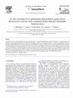 Research paper thumbnail of In vitro screening of six anthelmintic plant products against larval Haemonchus contortus with a modified methyl-thiazolyl-tetrazolium reduction assay