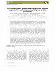 Research paper thumbnail of Extremes of heat, drought and precipitation depress reproductive performance in shortgrass prairie passerines