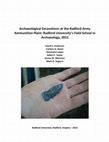 Research paper thumbnail of Archaeological Excavations at the Radford Army Ammunition Plant 2015